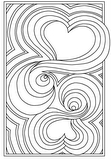 Download, print, color-in, colour-in Page 15 - two heart maize